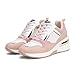 Vepose Women's 8026A Pink Fashion Wedge Sneakers Arch Support High Heel Tennis Shoes Size 8 US (CJY8026A Pink 08)