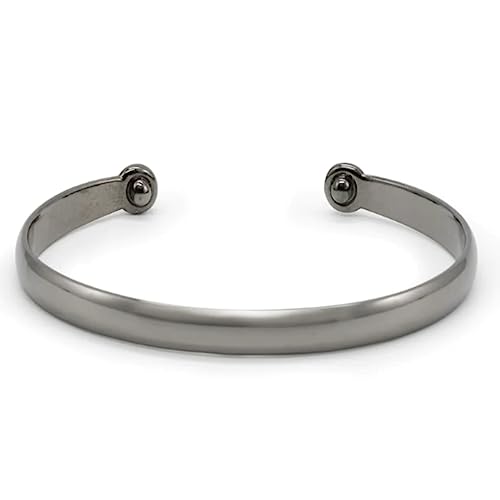 EMF Harmony Pure Light Cuff - Wireless Frequency Exposure Protection (Men's Hematite)