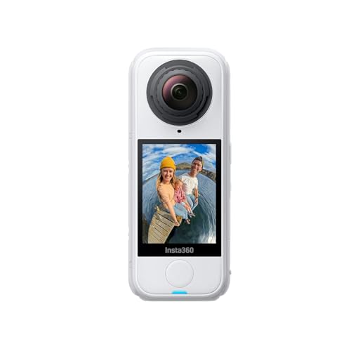 Image of Insta360 X4 Air - Lightweight 165g 8K 360 Camera, Invisible Selfie Stick Effect, Replaceable Lenses, Shoot First & Frame Later, Built-in Wind Guard, FlowState Stabilization, AI-Powered App