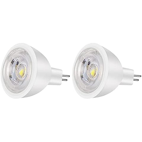 noobibaba MR11 LED Bulb, MR11 Gu4 LED 12V Warm White 3W, MR11 Gu4.0 12V LED Spotlight 40 Degrees, Non-dimmable 25W Halogen Light Bulb Replacement 2-Count Cover