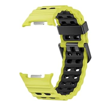 Pulseira Ondas Sport LTimports compativel com Galaxy Watch 8 Classic 46mm, Galaxy Watch 8 44mm e Galaxy Watch8 40mm (LT-Lime)