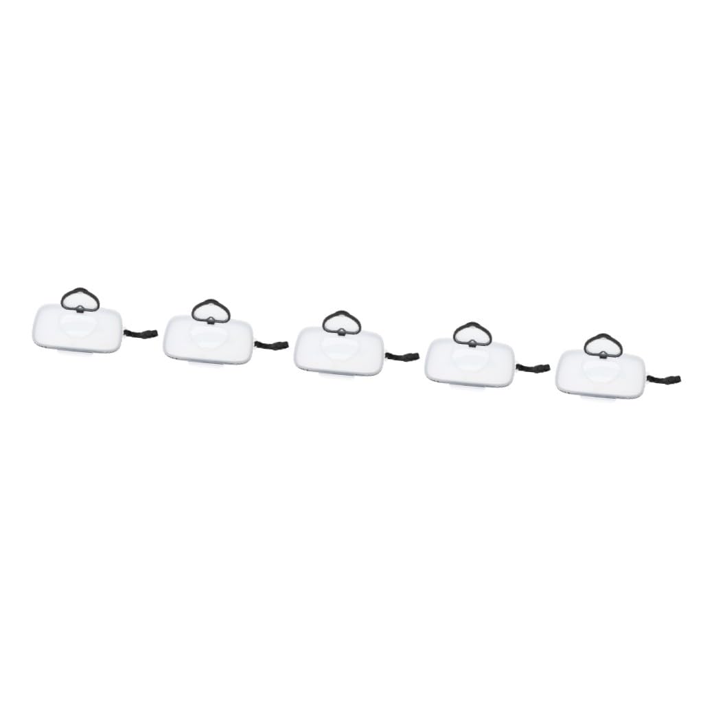 Cabilock 5 Pièces Boîte à Papier Portable Boite Conservation Bebe Boite de Conservation Bebe Porte-lingettes Rechargeable de lingettes pour de Couches PP