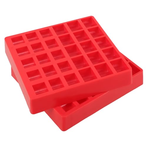 Caja organizadora de monedas rojas paquete 2 piezas miniatura 1