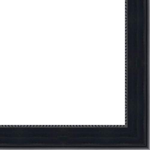 CountryArtHouse Picture Frame Moulding (Wood) 18ft Bundle - Traditional Black Finish - 1.625" Width - 3/8" Rabbet Depth