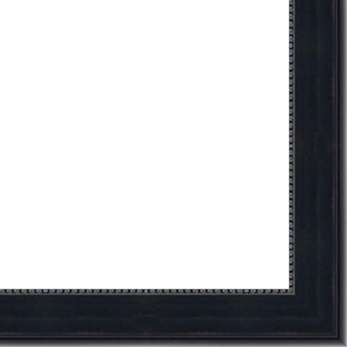 CountryArtHouse Picture Frame Moulding (Wood) 18ft Bundle - Traditional Black Finish - 1.625
