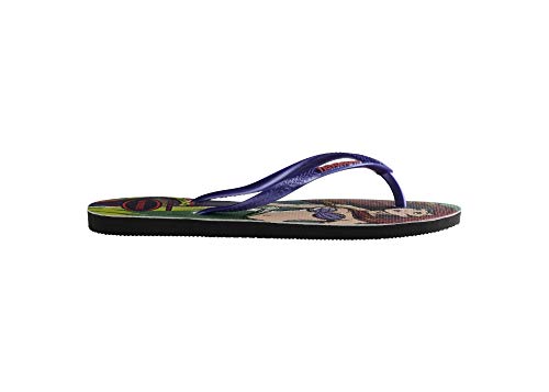 Chinelo Slim Villains, Havaianas, Feminino, Preto, 39/40