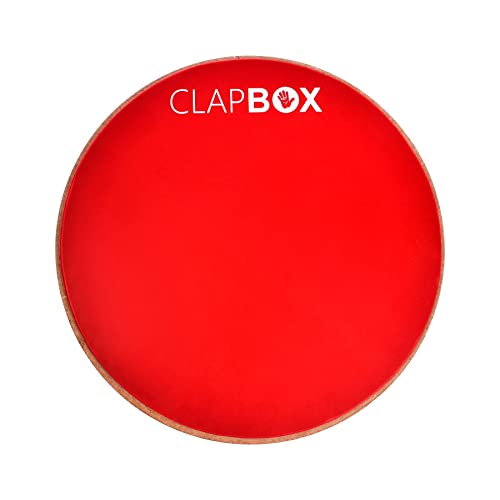Image of Clapbox Drum Practice Pad - 8 inches, Red, CB-PPD (Practice Pad only)