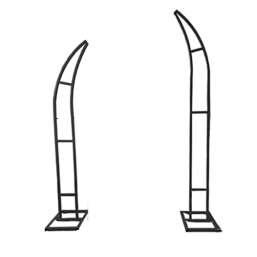 Arco de luna de metal para ceremonia de boda y decoración temática de fiestas
