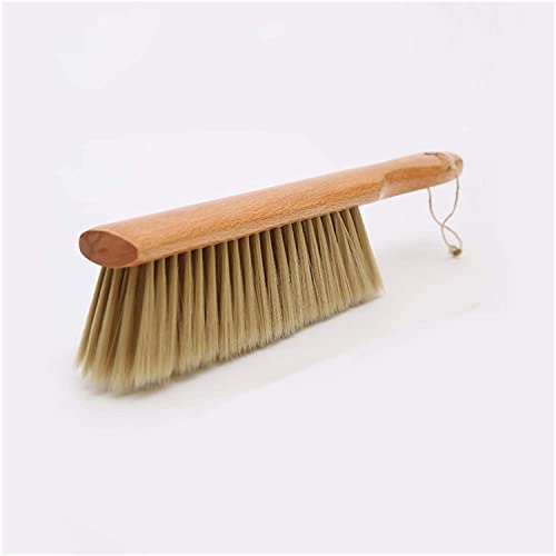 Cepillo de limpieza de cama Cepillo de limpieza suave Mango de madera Hotel Ropa familiar Polvo Cabello Sofá Cama Sábanas Colcha Limpieza de alfombras Cepillo de mostrador Escoba de mano Cepillos for