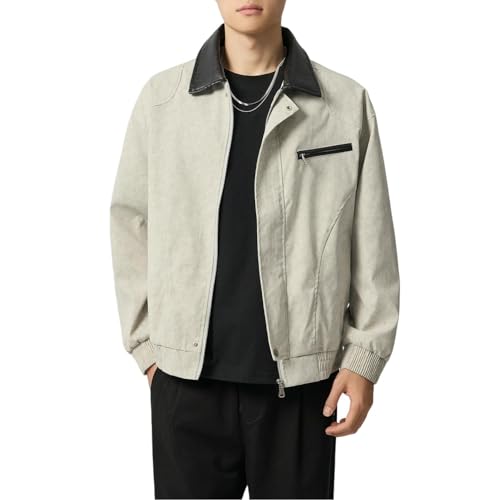 Veste ample pour homme tie-dye coupe décontractée délavée - 3