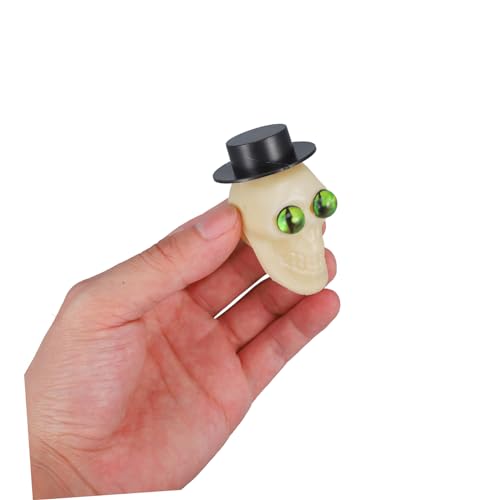 ADOCARN 1 Par De Enfeites De Caveira De Halloween Noiva Noivo Cabeça De Caveira Ornamento De Caveira