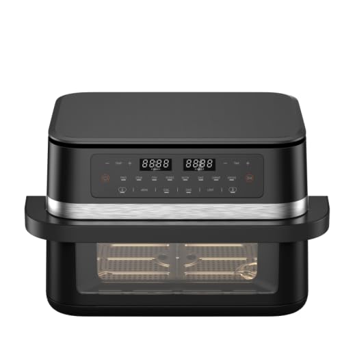 WELLENT Heißluftfritteuse 12L, Variabel Für...