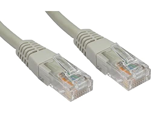 JAFSAL ONLINE CAT6 RJ45 Lan Cable- Gigabit Ethernet Patch Network UTP Lead- High Speed Ethernet Cable Cord Ideal for Internet, Router, Modem, Smart TV, PC and Laptop – 30 Meter Grey