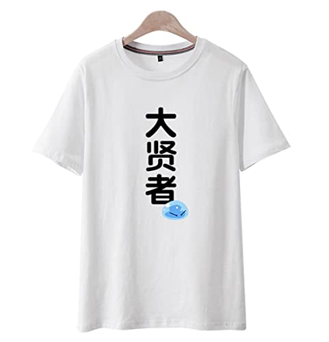 転生したらスライムだった件 リムル Tシャツ 半袖 ティーシャツ カットソー 大きいサイズ プリント カジュアル リムル·テンペスト アニメウエア 学生用 大人用 青少年 レディース メンズ 夏服 通勤 通学 2XL