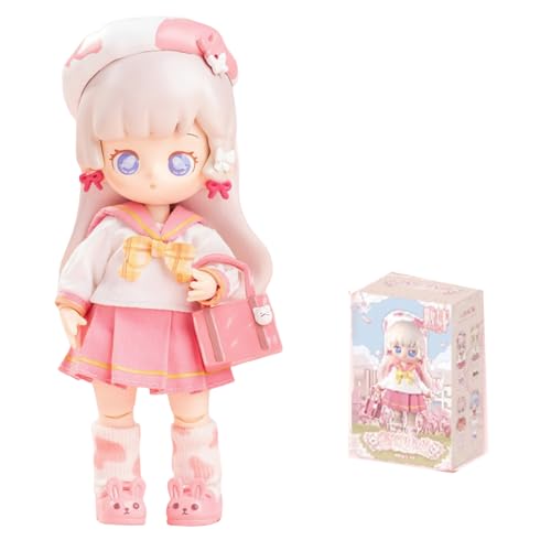 GNATAPIAY BJD Dolls Blind Box,Kawaii BJD Dolls SIMONTOYS Series-Tangna 1/12 Ball Jointed Doll Collectable Action Figure for Girls Birthday Party Gift Toys (Tangna B-1pack)