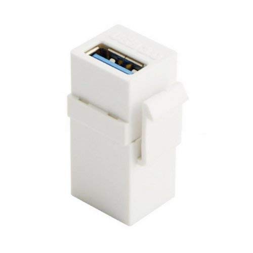 chenyang USB 3.0 A Female to A Female Extension Keystone Jack Coupler Adapter for Wall Plate Panel USB Cable - Image 2