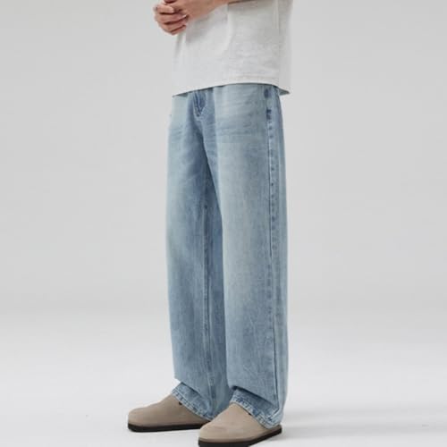 Fashion Ripped Baggy Denim Pants for Men Hip Hop Jean Jogger Long Trousers Streetwear2