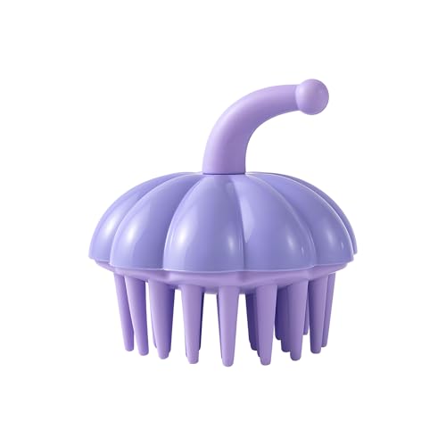Brosse À Shampoing Pour Massage Du Cuir Chevelu | Compacte | 7,1x6,9cm | Poils Flexibles Portables | Shampooing Masseur Brosse Épurateur De Cheveux Mouillés | Inclusif | Pour La Salle De Bain De L'hôt