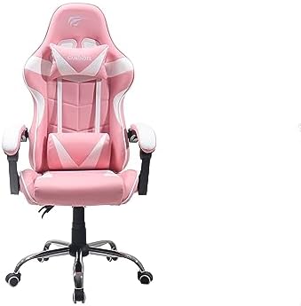 CADEIRA GAMER HAVIT - GC933 ULTIMATE - ROSA E BRANCA (PINK)