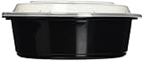 Reditainer - 12 Round Food Storage Containers with Lids - Microwaveable & Dishwasher safe (32 Ounce)