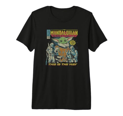 T-shirt Mandalorian Grogu Star Wars This Is The Way premium pour fan de pop culture