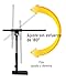 Stage Rocker Adjustable Low-profile Microphone Stand - Snare/Tom Bottom/Bass (Kick) Drum/Table Top, Adjustable Height, 15.75“ Telescoping Boom Arm, Clip-on cable holder, Powered by Hamilton (SR610111)