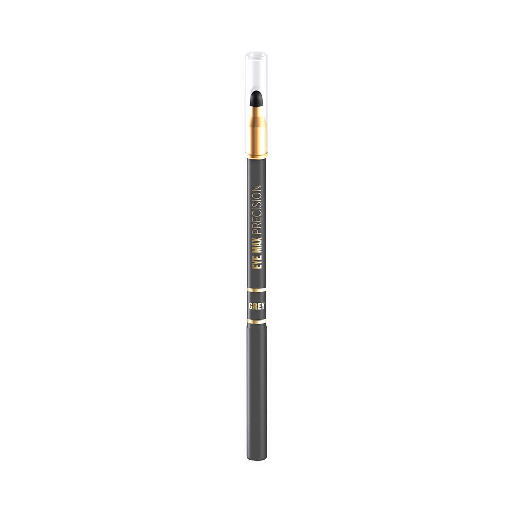 Eveline Cosmetics EYE MAX PRECISION-AUTOMATIC EYE PENCIL WITH SPONGE GRAY