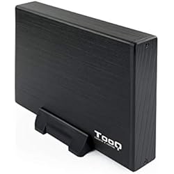 TooQ TQE-3527B - Carcasa para discos duros HDD de 3.5´´, (SATA I/II/III, USB 3.0), aluminio, indicador LED, Color Negro
