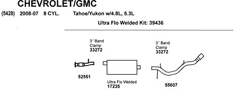 Image of Dynomax Ultra Flo 17235 Exhaust Muffler for Ford F-150
