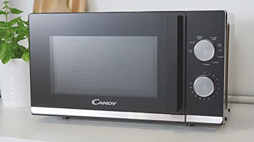 Candy-New-Timeless-CMG20TNMB-Microondas-con-Grill-20L-1200W-6-Niveles-de-Potencia-3-Programas-Combinados-Alerta-Acustica-Fin-Coccion-Plato-245CM-Grill-Rack-Apertura-Izquierda-App-hOn-Negro
