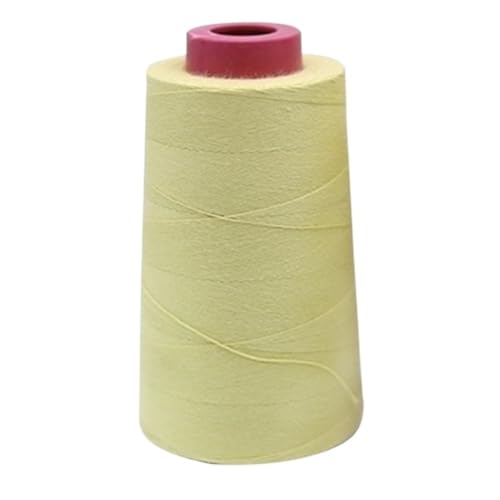 Hilo de coser industrial resistente de fibra 1414 negro y amarillo para correas 1 ud