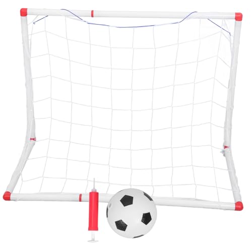 But de football plastique avec support robuste et démontable pour extérieur