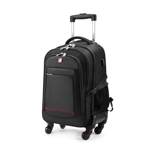 StarCloud-4-Wheel-Rolling-Backpack-45L-22x14x9-in-173-Inch-Roller-Travel-Laptop-Backpack-for-Business-Water-Resistant-Carry-On-Luggage-Airline-Approved-Suitcase-for-Travel-and-Commuting starcloud 4-wheel rolling backpack