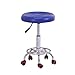 Produktbild DWXN Friseur Stühle auf RolleStehstuhl Höhenverstellbar mit Blau Kunstleder Bezogener SitzSitzhöhe ca. 45-57 cmbis 160kgMake Up Stuhl für Friseur Maniküre Beauty Massage Spa Salon Hocker