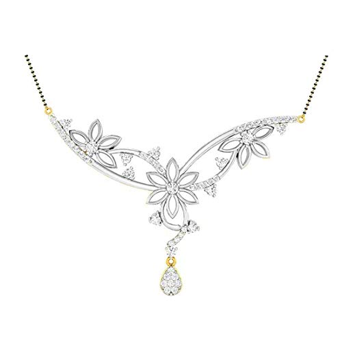 Exclusive Antique Crystal Peacock Floral Mangalsutra