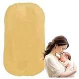 WXJHNYBS Babynest, puur katoenen babyligstoel, verschillende stijlen, draagbare babybedje voor bedsharing bed, geel