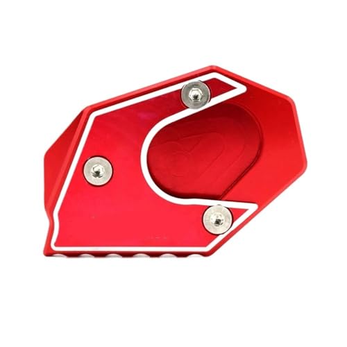 Plaque béquille latérale moto Xciting 250-400 anti-enfoncement en aluminium