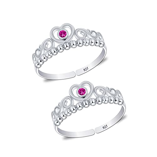 Image of Sterling Silver Toe Rings For Women | Toe Rings Silver Pure | 925 Silver Toe Ring | Toe Rings For Women Silver Pure | Toe Rings For Women Fancy | Bichiya For Women Stylish | Silver Bichiya For Women Pure Silver | Bichiya Set For Women Chandi