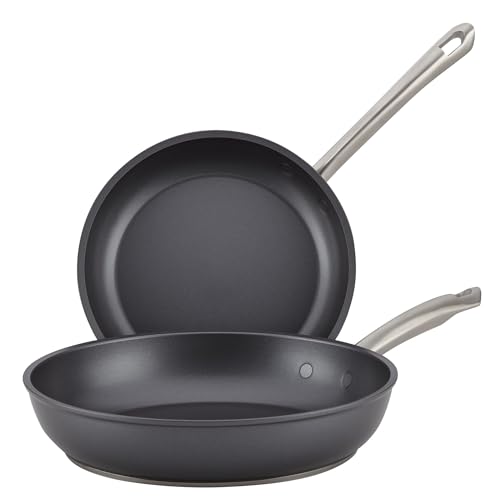 Anolon Accolade Forged Hard Anodized Nonstick Frying Pans/Skillet...