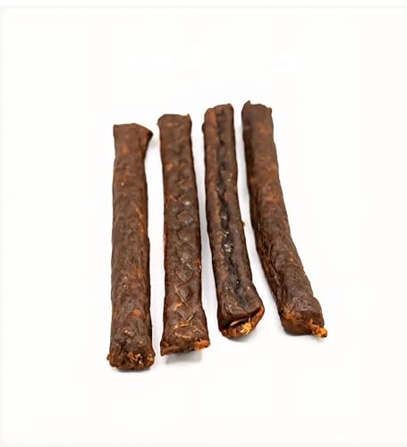 DEI NATURE Schweinefleisch-Stick für Hunde, getrocknetes Fleisch, 400 g, geeignet für Barf Diät