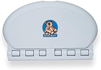Koala Kare Oval Wall Mounted Baby Changing Station, Grey