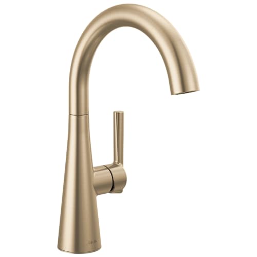 Delta Modern Brushed Gold Single Hole Faucet