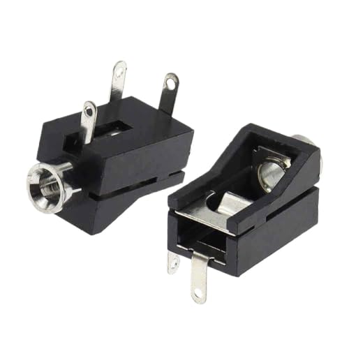 Conector de audio hembra PJ302 de 3.5 mm con 3 pines de montaje DIP estable para PCB, pack de 100 3