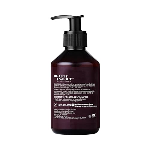 New Nordic Hair Volume Shampoo 250ml - Herbal Volumising Shampoo For Dry Damaged Hair - Suitable for Men and Women - Thumbnail 6