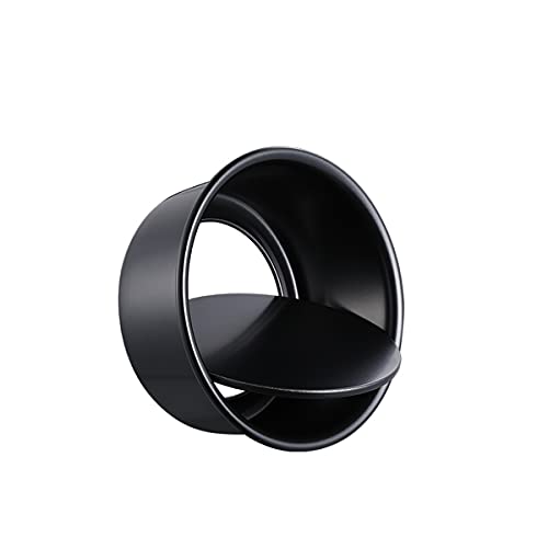 MHUI Aluminum Round Cake Pan Evenly Heated Healthy Removable Loose Bottom Nonstick Pro Grade Quality Round Cheesecake Pan,10inch