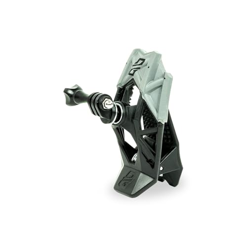 Dango Design Gripper Mount for GoPro/Osmo/Insta360 | Universal Helmet Clamp Mount for Action Cameras | Dirtbike, Motocross, Enduro, Motorcycle, ATV, Mountain Bike Helmets & More | Stealth Black