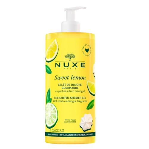 Nuxe Sweet Lemon - Gel Doccia Delizioso alla Meringa e Limone, 750ml