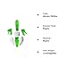 Plastic Fender Kit Fairing for Pit Drit Bike Kawasaki KLX 110 KX65 Suzuki DRZ (4Green 3White)