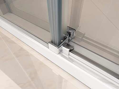 DE BESTE HOEKINSTAP DOUCHECABINE MET SCHUIFDEUR 900x1400x1950mm NANO (ANTIKALK) COATING 8MM VEILIGHEIDSGLAS CHROOM PROFIEL EASY CLEAN