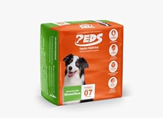 Peds Tapete Higiênico Slim para Cães 60x55cm com 07 Unidades